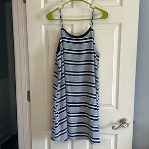 Striped shift dress
